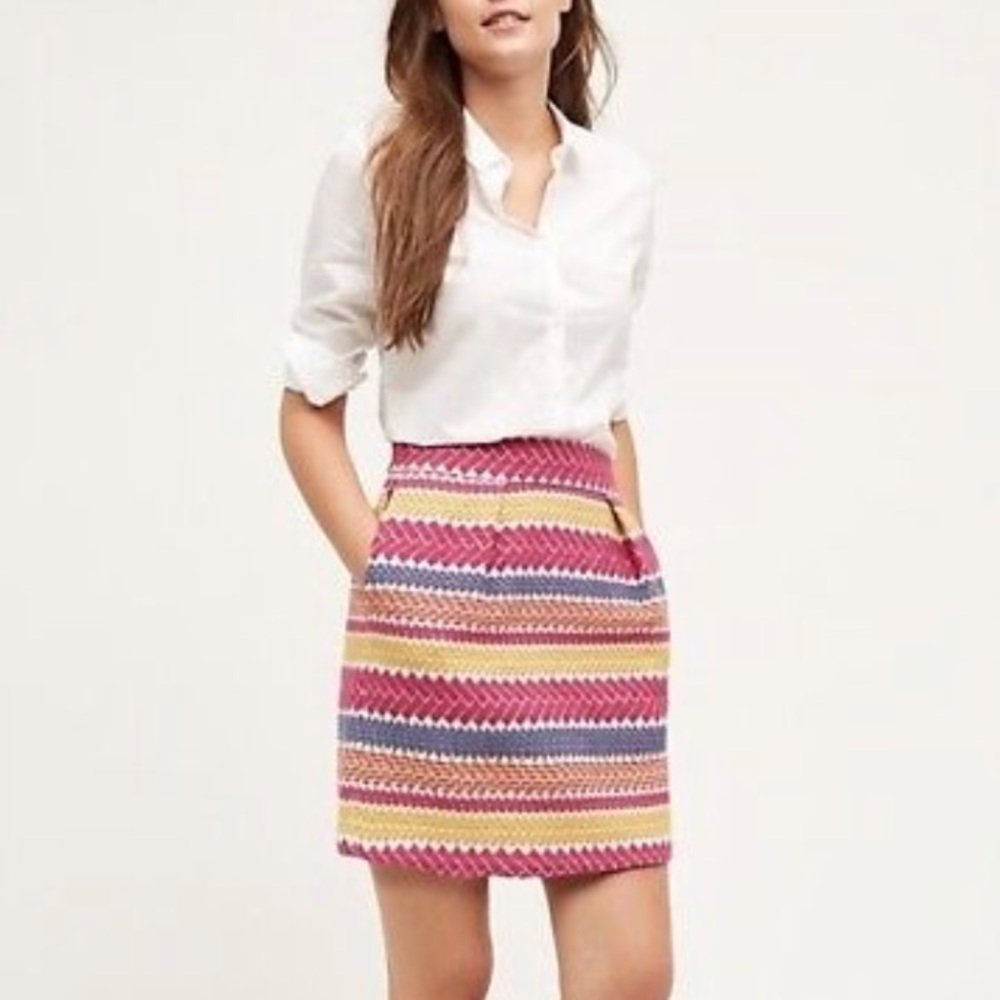 Anthropologie skirt w/ pockets by Morgan Carper